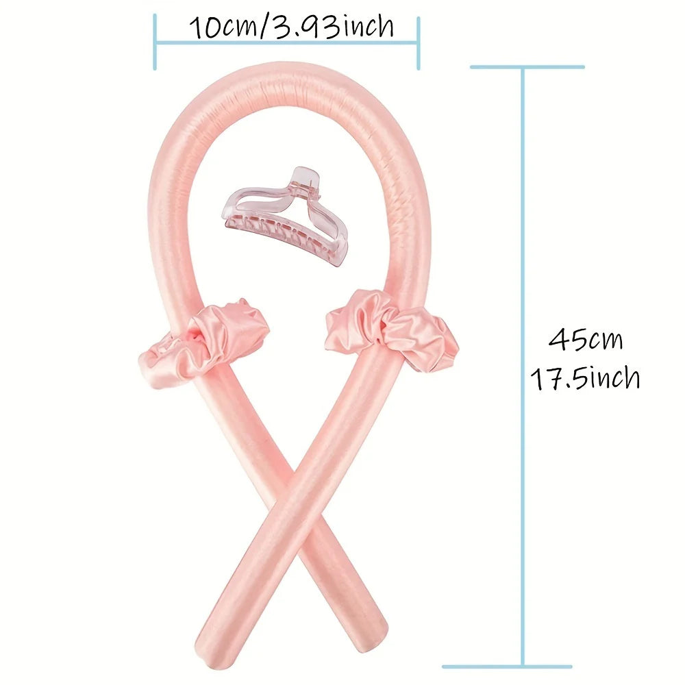 4 Pcs Heatless Curling Rod Headbands Hair Roller Set